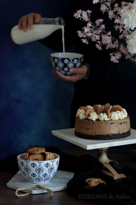 Cheesecake de Chips Ahoy. Cookcakes de Ainhoa