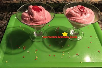 HELADO DE FRESAS EN THERMOMIX Y TRADICIONAL