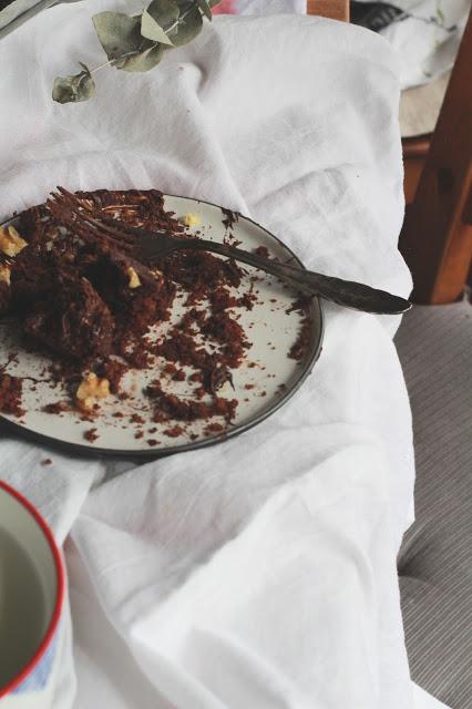 Brownie de zanahorias y nueces