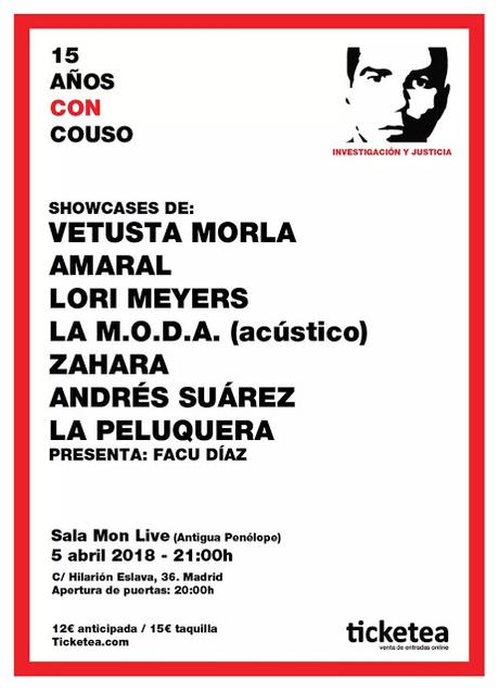 Concierto en recuerdo de José Couso con Vetusta Morla, Amaral, Lori Meyers, La M.O.D.A., Zahara, Andrés Suárez... Concierto en recuerdo de José Couso con Vetusta Morla, Amaral, Lori Meyers, La M.O.D.A., Zahara, Andrés Suárez...