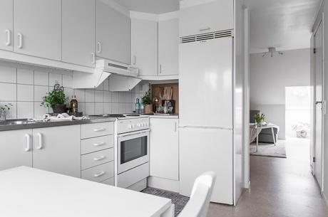 Un piso de 45 m2 sencillo y práctico