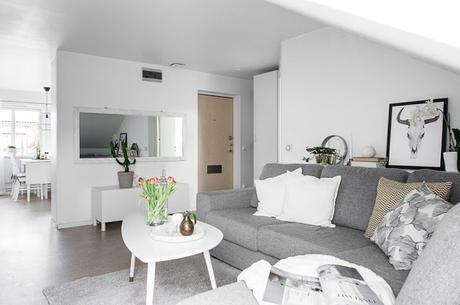 Un piso de 45 m2 sencillo y práctico