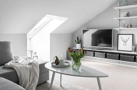 Un piso de 45 m2 sencillo y práctico