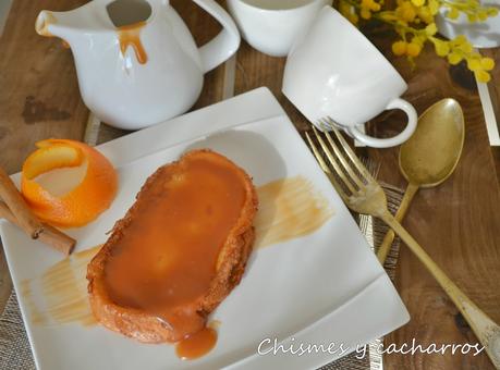 Torrijas con salsa de toffe Torrijas con salsa de toffe