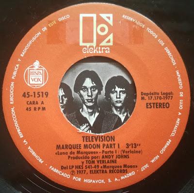 Television -Marquee moon 7