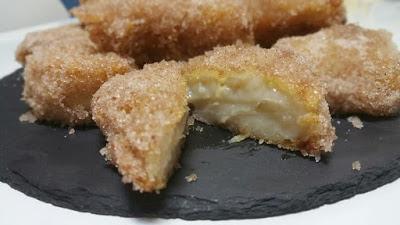 Leche frita vegana Leche frita vegana