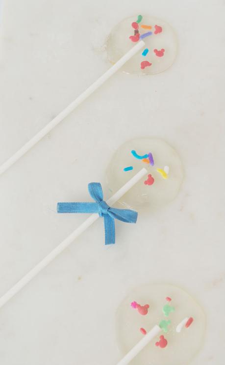 Piruletas caseras para El traje nuevo del emperador