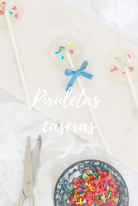 Piruletas caseras para El traje nuevo del emperador