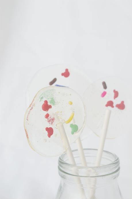 Piruletas caseras para El traje nuevo del emperador