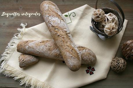 Baguettes integrales fáciles El Ágora de Ángeles Baguettes integrales fáciles