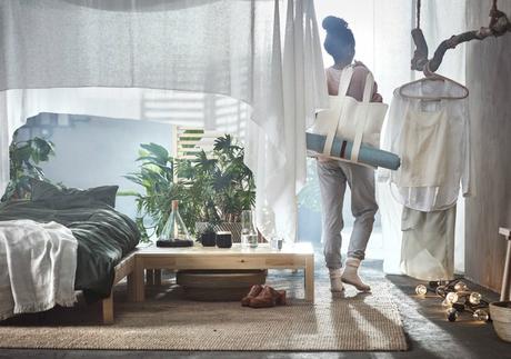 Hjärtelig la colección de IKEA para los amantes del yoga y el hygge