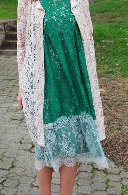 MIS LOOKS - ENCAJE VERDE MIS LOOKS - ENCAJE VERDE