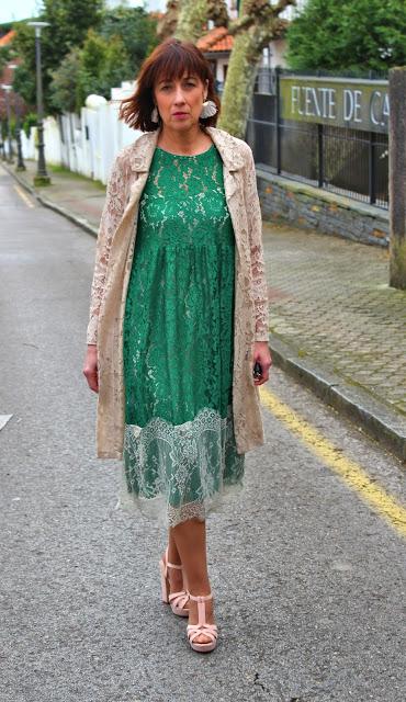 MIS LOOKS - ENCAJE VERDE MIS LOOKS - ENCAJE VERDE