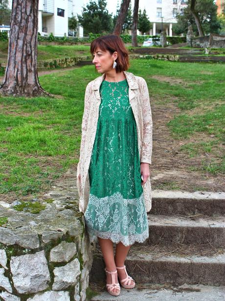 MIS LOOKS - ENCAJE VERDE MIS LOOKS - ENCAJE VERDE