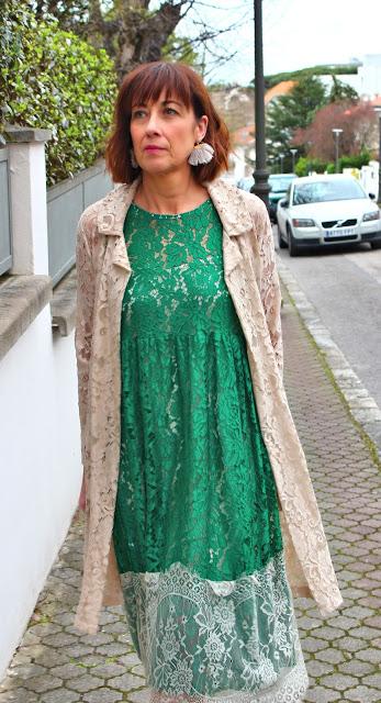 MIS LOOKS - ENCAJE VERDE MIS LOOKS - ENCAJE VERDE