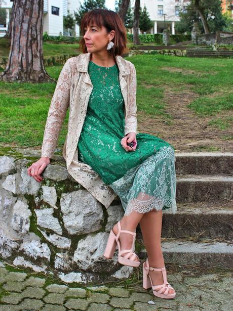 MIS LOOKS - ENCAJE VERDE MIS LOOKS - ENCAJE VERDE