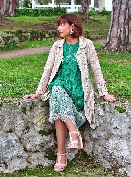 MIS LOOKS - ENCAJE VERDE MIS LOOKS - ENCAJE VERDE