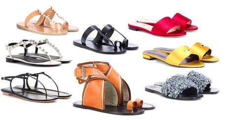 Tendencias PV18: los zapatos de moda imprescindibles zapatos de moda primavera verano 2018 sandalias planas