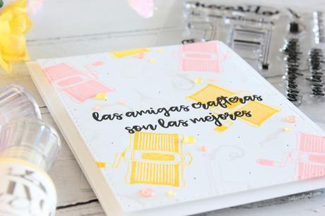 One Layer Card for CRAFTY FRIENDS