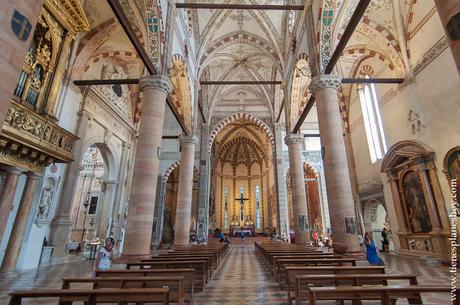 Iglesia Santa Anastasia Verona visitar ciudad monumental Italia