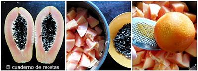 Mermelada de Papaya & Naranja {Apta para Diabéticos}