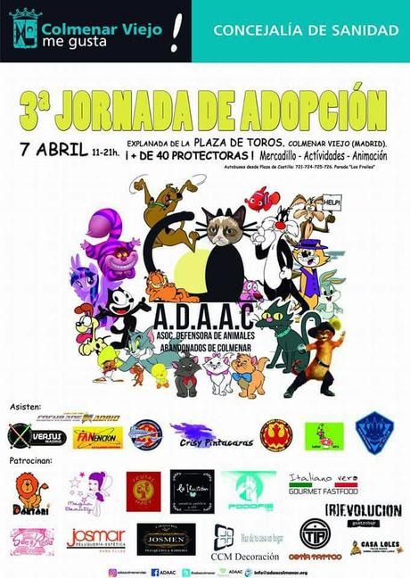 3ª Jornada de Adopción en Colmenar Viejo (7 de Abril). jornada adopcion colmenar