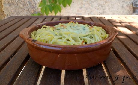 Espaguetis al limón (tradicional o Thermomix)