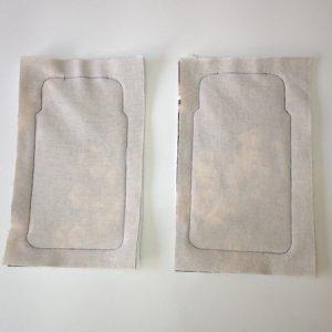 Piezas funda de gafas de polipiel