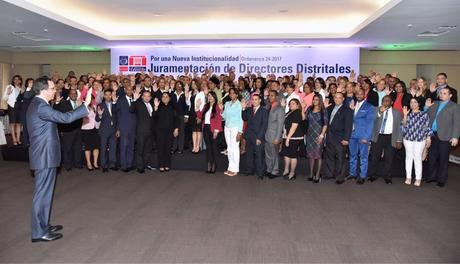 MINERD juramenta 107 nuevos directores de Distritos; 4 designados en Bahoruco e Independencia y uno pendiente.