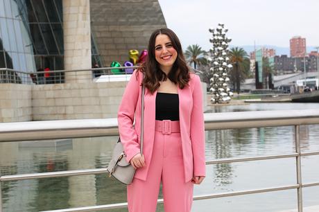 Primavera con mi traje rosa de Zara