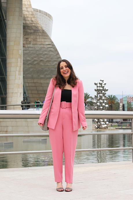 Primavera con mi traje rosa de Zara