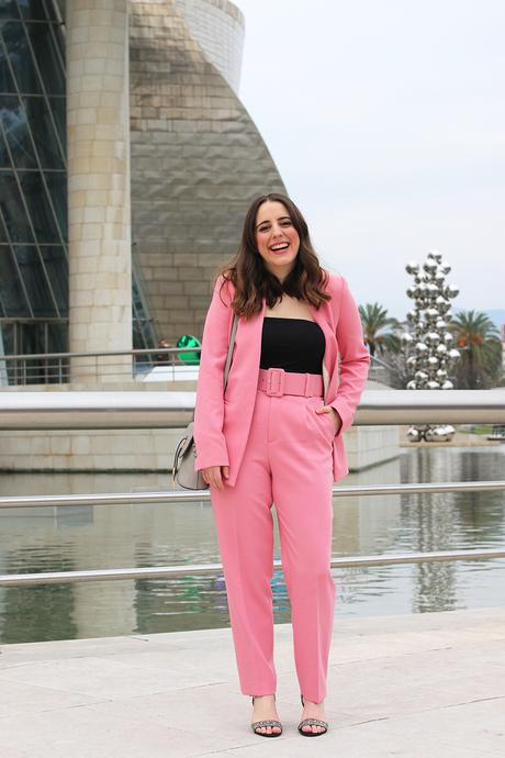 Primavera con mi traje rosa de Zara