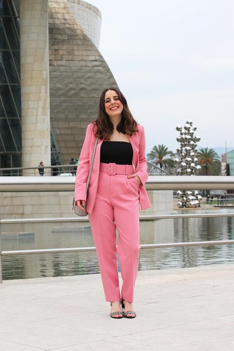 Primavera con mi traje rosa de Zara