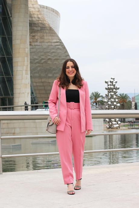 Primavera con mi traje rosa de Zara