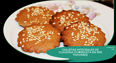 GALLETAS INTEGRALES DE CLAUDINA {TU♥RECETA EN MIS FOGONES}