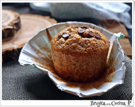 Muffins de plátano y tahini