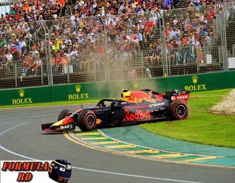 Verstappen revela que algo se rompió en su RB14 y perdió agarre durante el GP