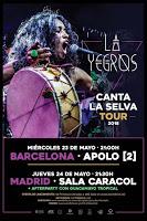 Conciertos de La Yegros en Barcelona y Madrid