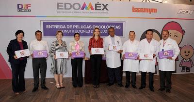 ENTREGA FERNANDA CASTILLO DE DEL MAZO PELUCAS ONCOLÓGICAS A HOSPITALES MEXIQUENSES DE ALTA ESPECIALIDAD ENTREGA FERNANDA CASTILLO DE DEL MAZO PELUCAS ONCOLÓGICAS A HOSPITALES MEXIQUENSES DE ALTA ESPECIALIDAD