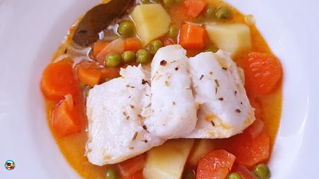 Merluza a la jardinera