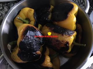 ASADO DE PIMIENTOS AMARILLOS ASADO DE PIMIENTOS AMARILLOS
