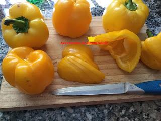 SARTÉN DE PIMIENTOS AMARILLOS CON PAVO ASADO