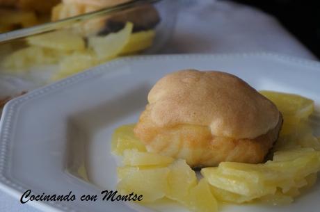 Bacalao gratinado con alioli