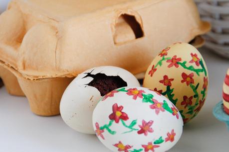 Receta: huevos de Pascua (¡con brownie de chocolate!)
