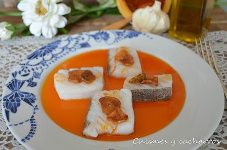 Bacalao en salsa roja