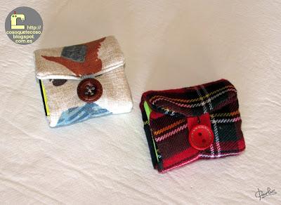 Funda para mini block de notas. Videotutorial. Funda para mini block de notas. Videotutorial.