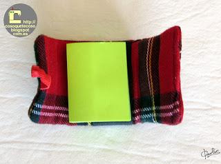 Funda para mini block de notas. Videotutorial. Funda para mini block de notas. Videotutorial.