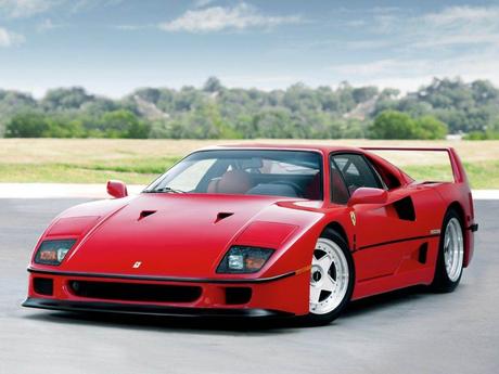 Top 10 los primeros coches más rápidos de la historia Ferrari F40