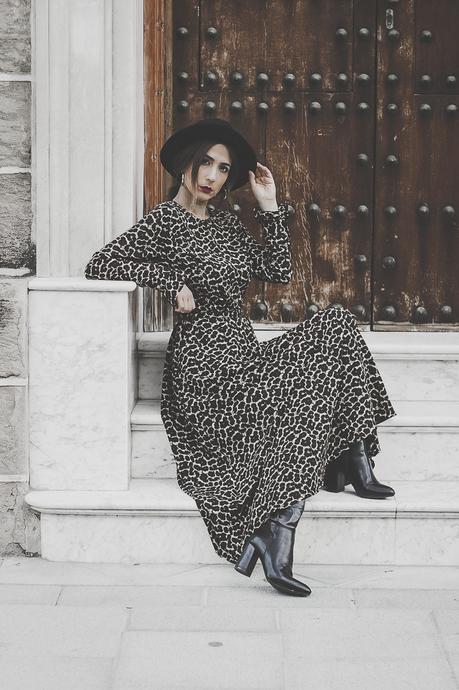 LEOPARD MAXI DRESS