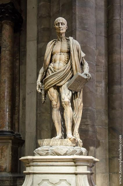 San Bartolomé Desollado San Bartolomé Desollado Duomo Milan viaje Italia